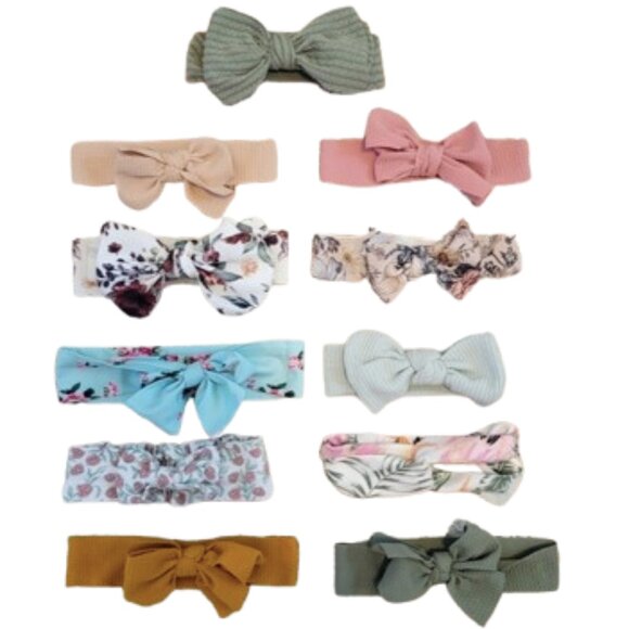 🌿Bundle of Baby Girl Hairbands/Bows [Set of 11]🌿 - Picture 1 of 9